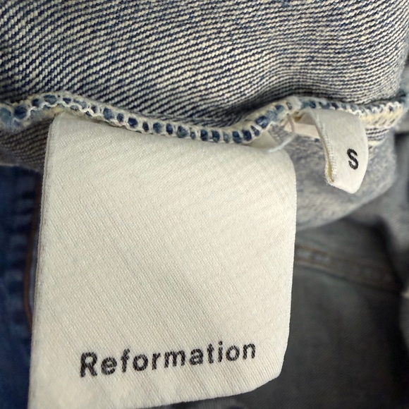 Reformation Dixon Denim Jacket Small - Picture 4 of 5